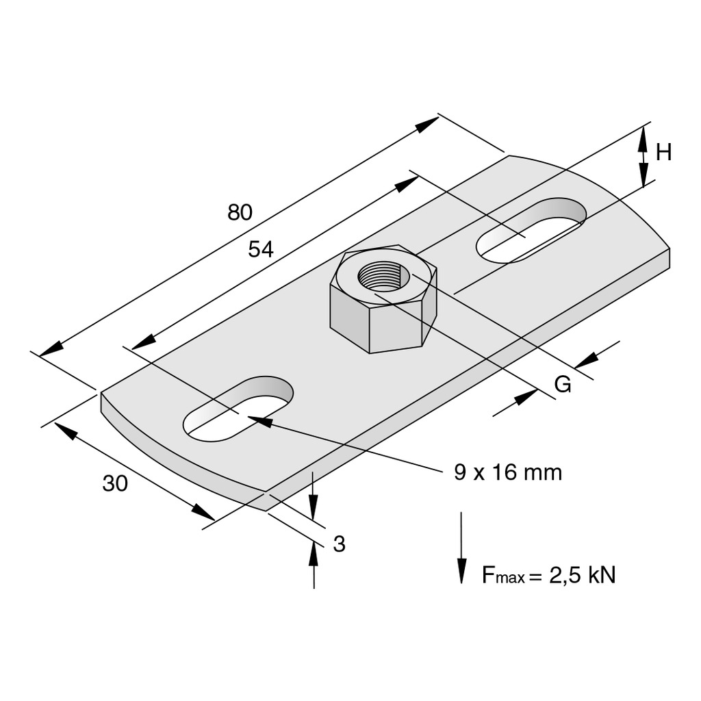 BASE PLATE TYPE L